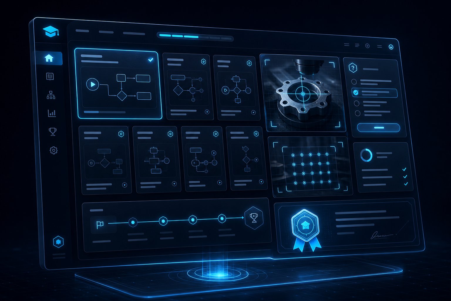 VisionPro Forge — offline machine-vision training platform