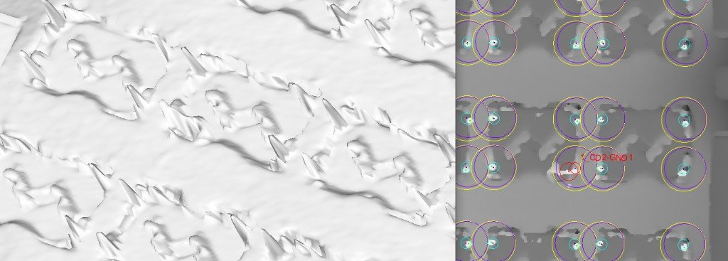 2D and 3D inspection overlay comparison